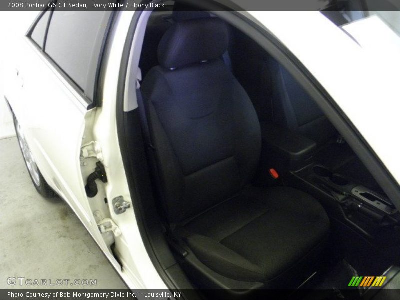 Ivory White / Ebony Black 2008 Pontiac G6 GT Sedan