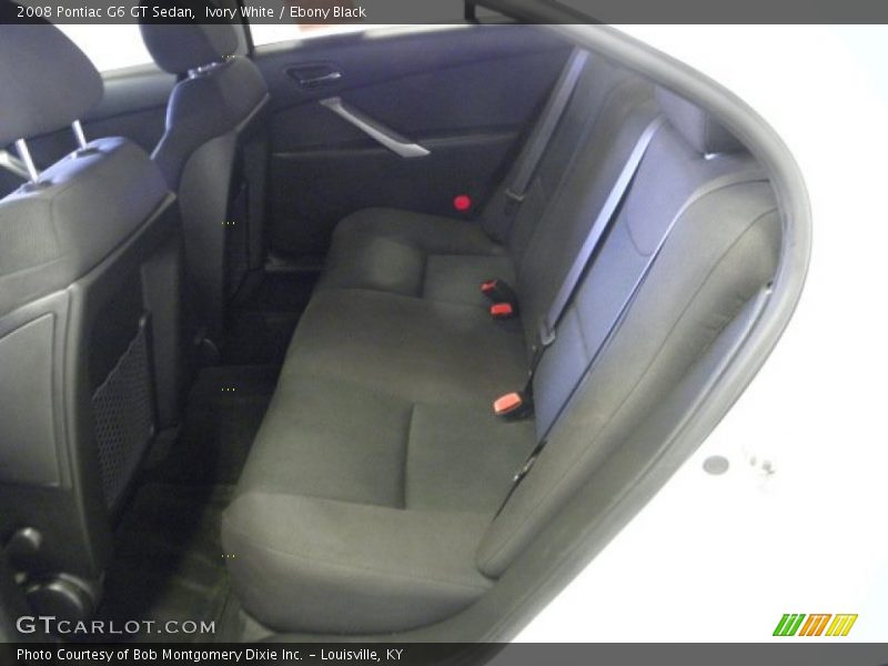 Ivory White / Ebony Black 2008 Pontiac G6 GT Sedan