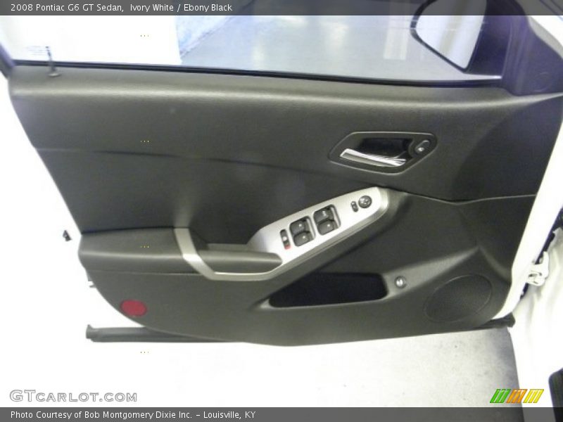 Ivory White / Ebony Black 2008 Pontiac G6 GT Sedan
