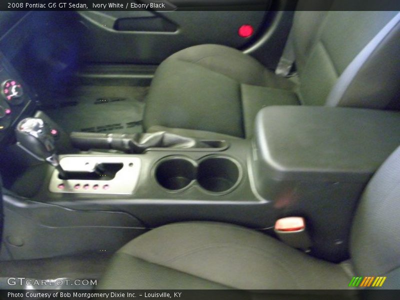 Ivory White / Ebony Black 2008 Pontiac G6 GT Sedan