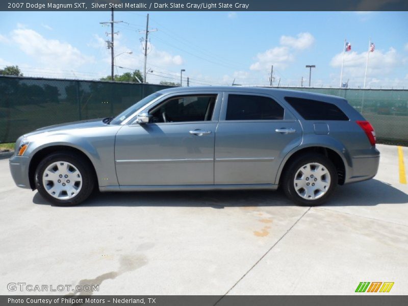 Silver Steel Metallic / Dark Slate Gray/Light Slate Gray 2007 Dodge Magnum SXT
