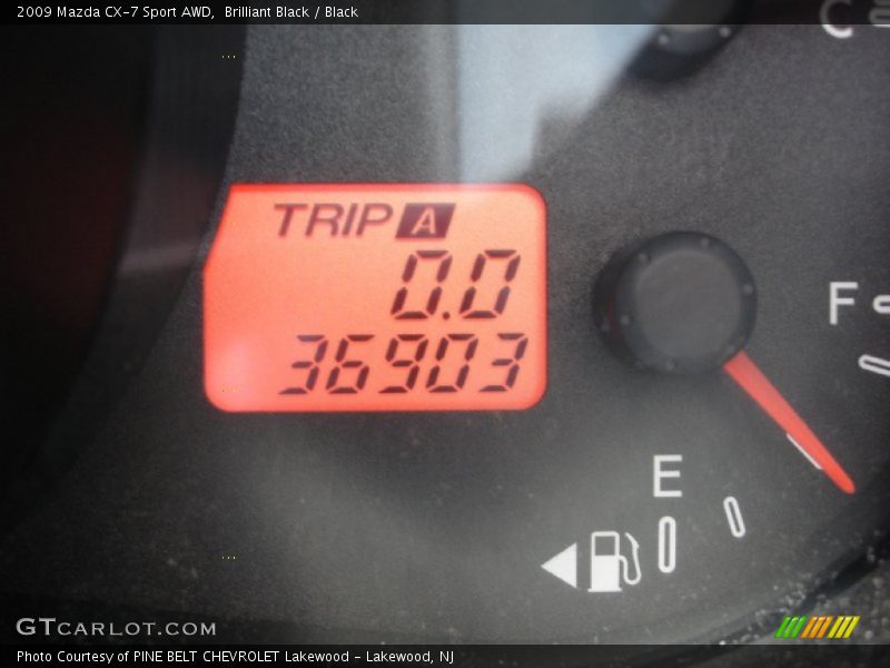 Brilliant Black / Black 2009 Mazda CX-7 Sport AWD