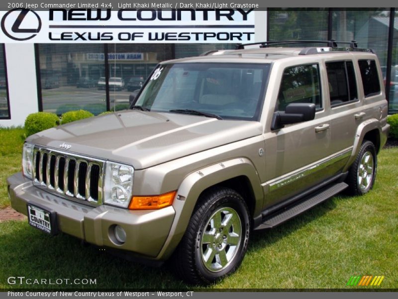 Light Khaki Metallic / Dark Khaki/Light Graystone 2006 Jeep Commander Limited 4x4
