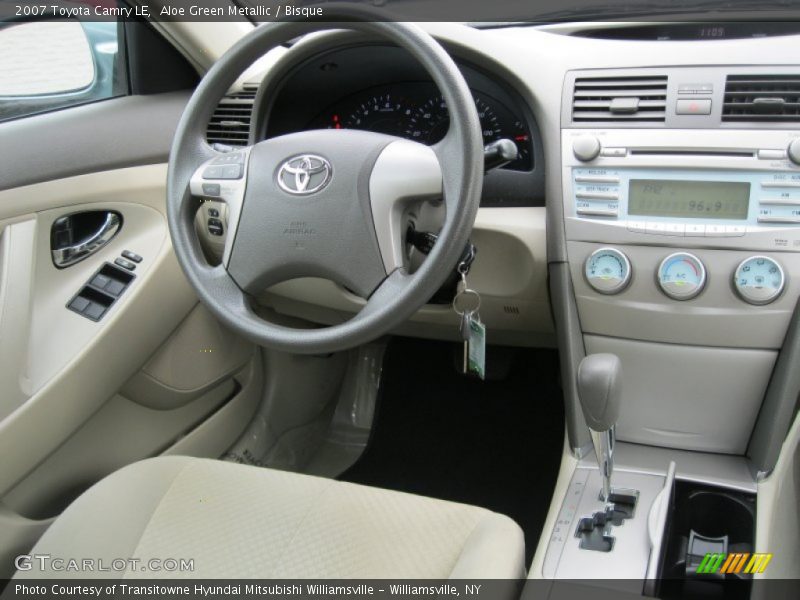 Aloe Green Metallic / Bisque 2007 Toyota Camry LE