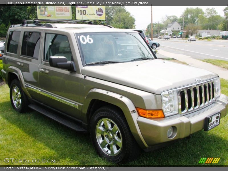 Light Khaki Metallic / Dark Khaki/Light Graystone 2006 Jeep Commander Limited 4x4