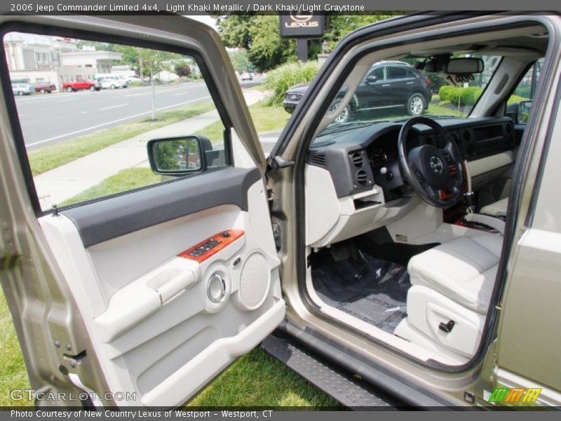 Light Khaki Metallic / Dark Khaki/Light Graystone 2006 Jeep Commander Limited 4x4