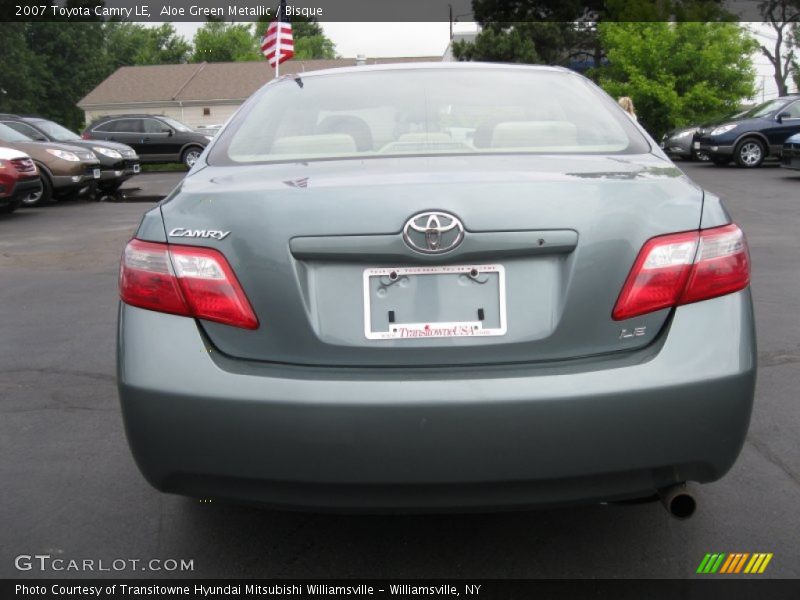 Aloe Green Metallic / Bisque 2007 Toyota Camry LE