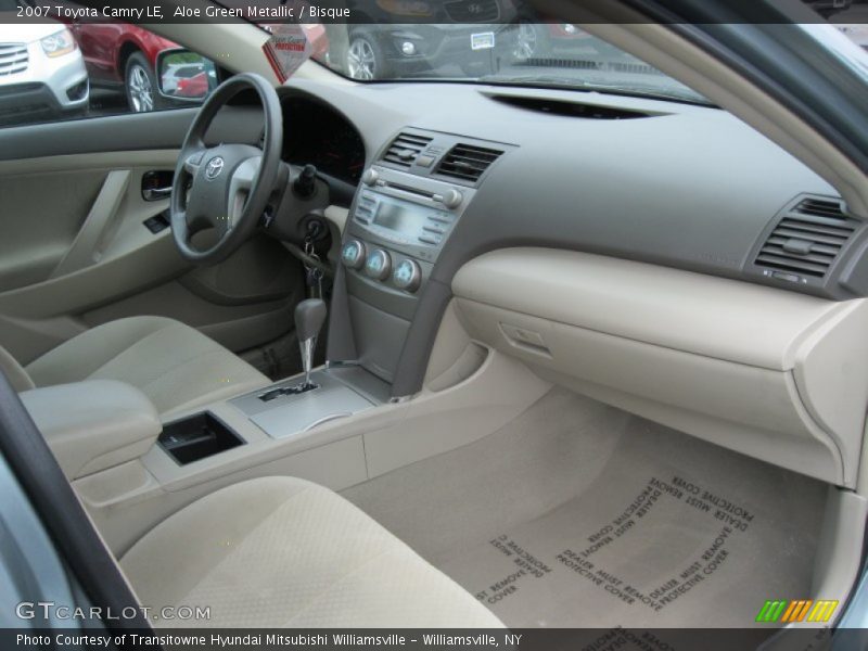 Aloe Green Metallic / Bisque 2007 Toyota Camry LE