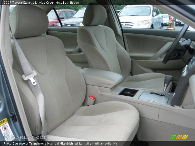 Aloe Green Metallic / Bisque 2007 Toyota Camry LE
