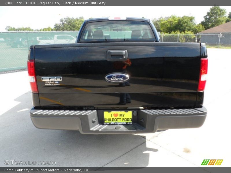 Black / Medium Flint Grey 2008 Ford F150 XL Regular Cab