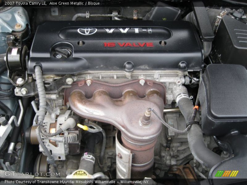 Aloe Green Metallic / Bisque 2007 Toyota Camry LE