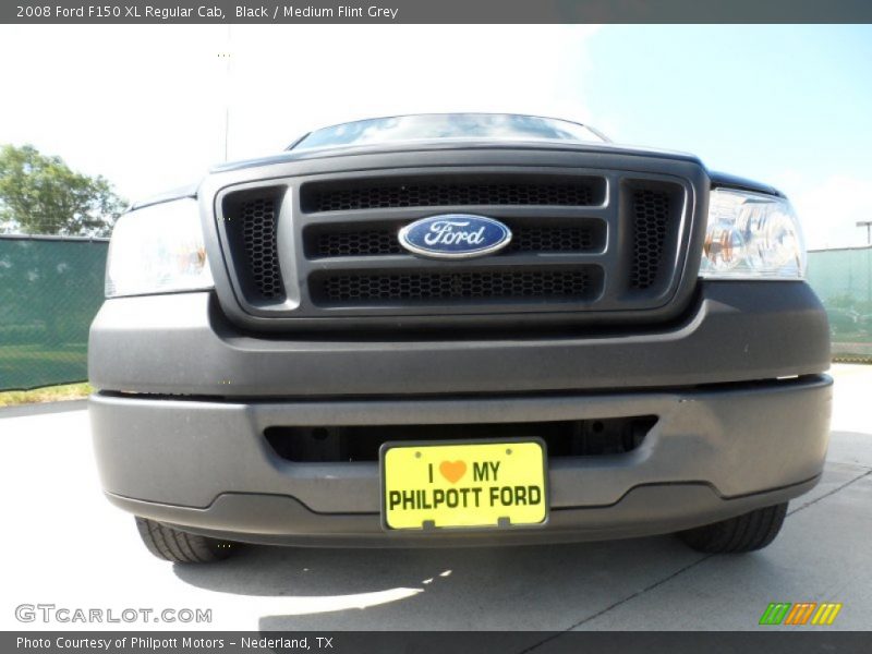 Black / Medium Flint Grey 2008 Ford F150 XL Regular Cab