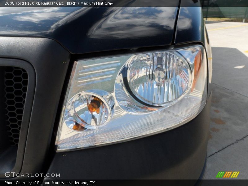 Black / Medium Flint Grey 2008 Ford F150 XL Regular Cab