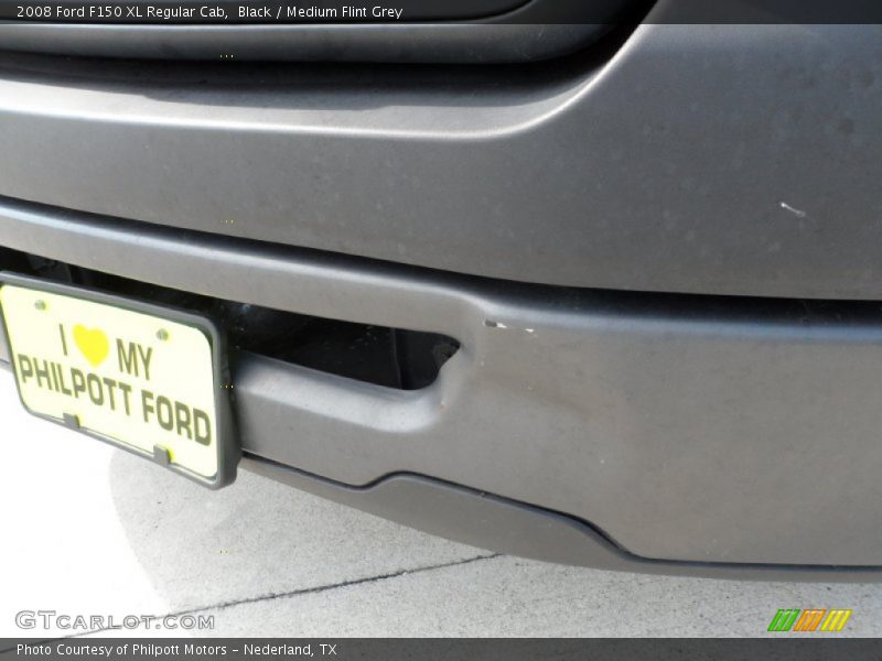 Black / Medium Flint Grey 2008 Ford F150 XL Regular Cab