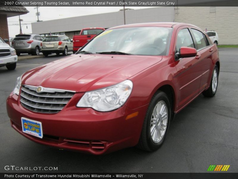 Inferno Red Crystal Pearl / Dark Slate Gray/Light Slate Gray 2007 Chrysler Sebring Touring Sedan