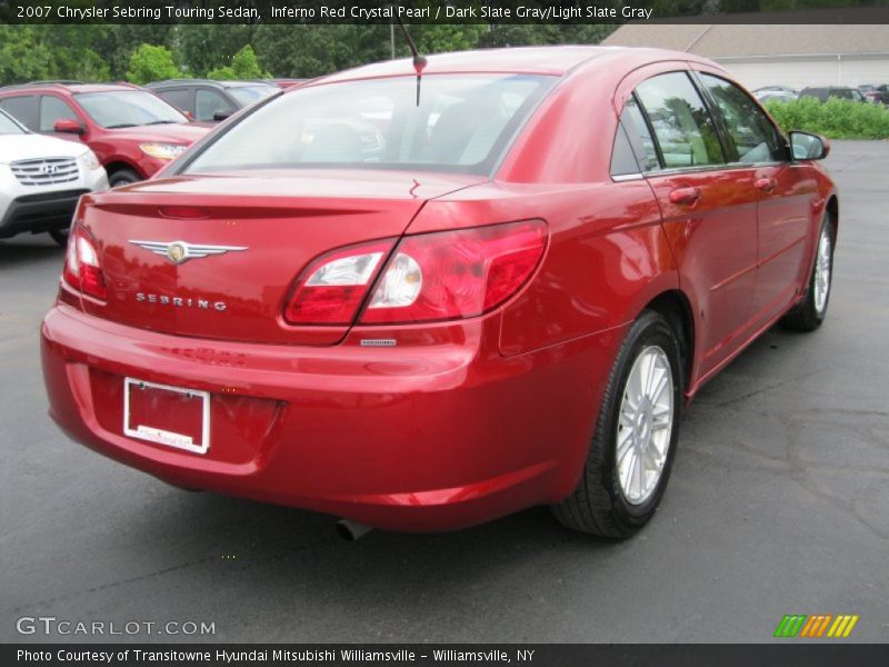 Inferno Red Crystal Pearl / Dark Slate Gray/Light Slate Gray 2007 Chrysler Sebring Touring Sedan
