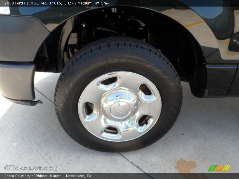 Black / Medium Flint Grey 2008 Ford F150 XL Regular Cab