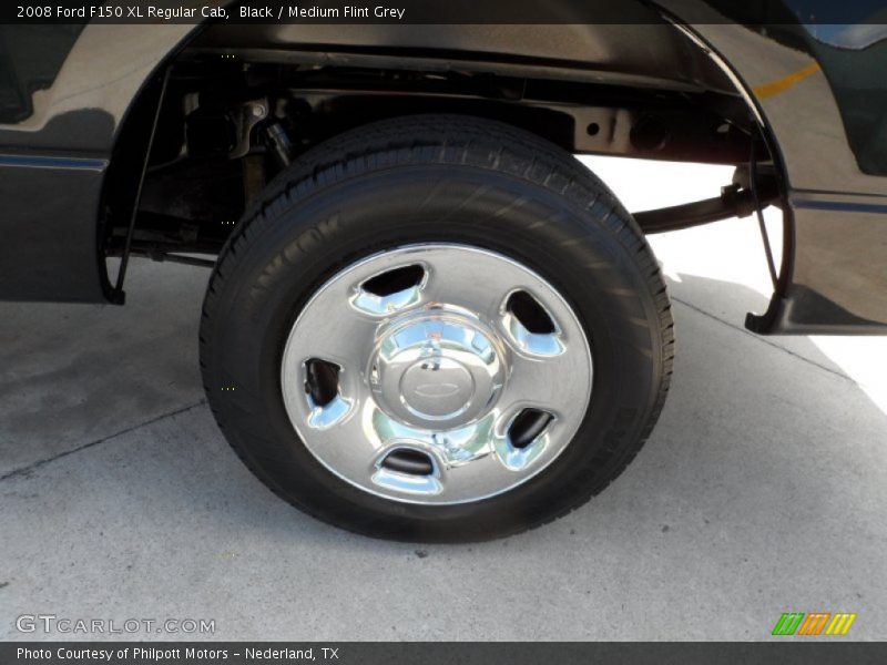 Black / Medium Flint Grey 2008 Ford F150 XL Regular Cab