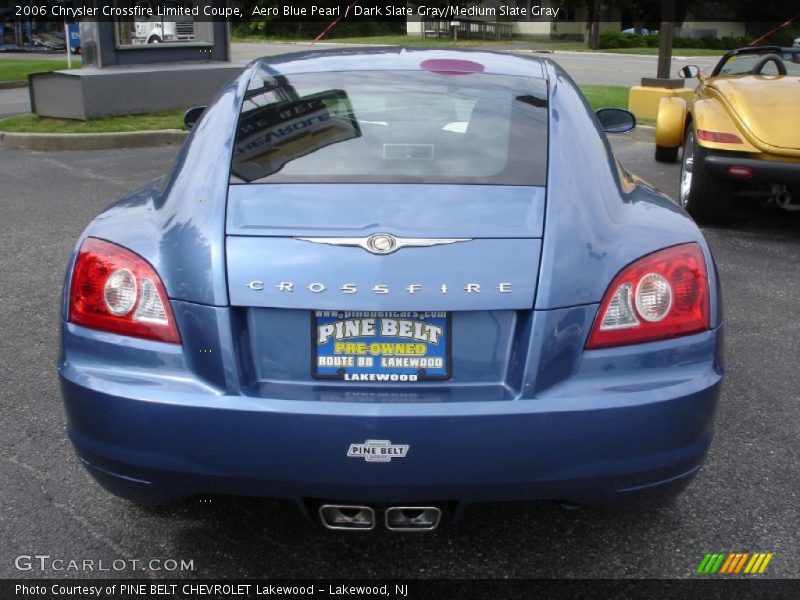 Aero Blue Pearl / Dark Slate Gray/Medium Slate Gray 2006 Chrysler Crossfire Limited Coupe