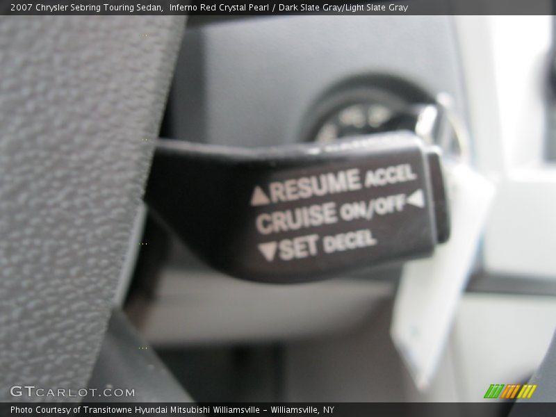 Inferno Red Crystal Pearl / Dark Slate Gray/Light Slate Gray 2007 Chrysler Sebring Touring Sedan