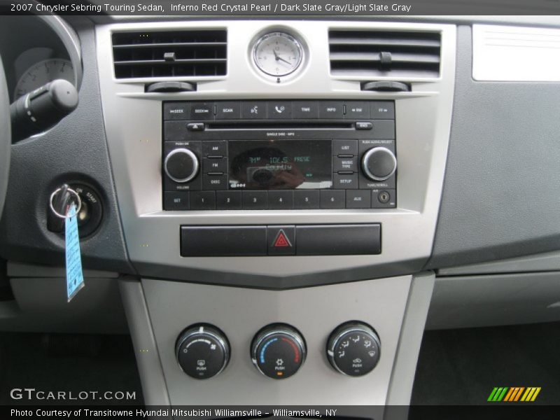 Inferno Red Crystal Pearl / Dark Slate Gray/Light Slate Gray 2007 Chrysler Sebring Touring Sedan