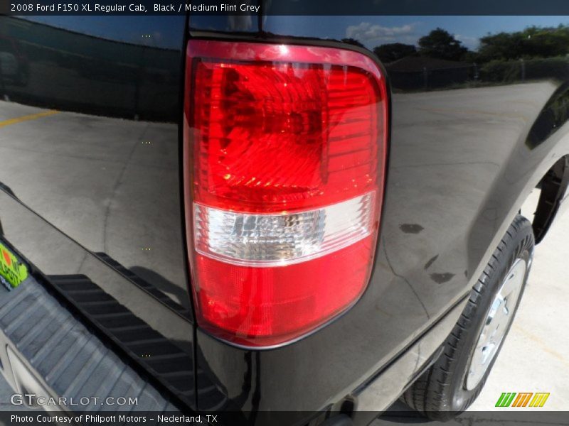 Black / Medium Flint Grey 2008 Ford F150 XL Regular Cab