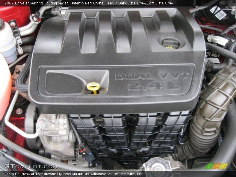 Inferno Red Crystal Pearl / Dark Slate Gray/Light Slate Gray 2007 Chrysler Sebring Touring Sedan