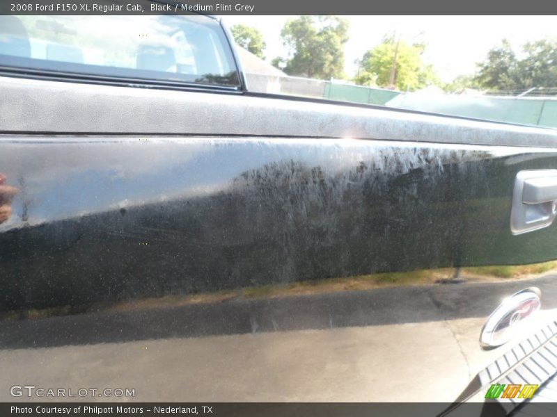 Black / Medium Flint Grey 2008 Ford F150 XL Regular Cab