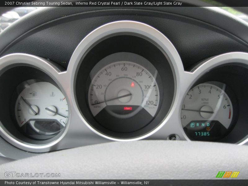 Inferno Red Crystal Pearl / Dark Slate Gray/Light Slate Gray 2007 Chrysler Sebring Touring Sedan