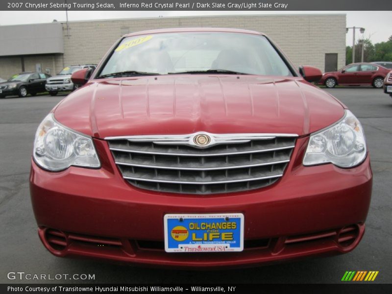 Inferno Red Crystal Pearl / Dark Slate Gray/Light Slate Gray 2007 Chrysler Sebring Touring Sedan