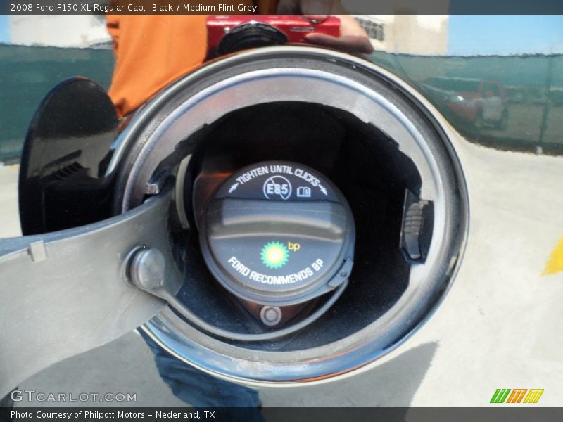 Black / Medium Flint Grey 2008 Ford F150 XL Regular Cab