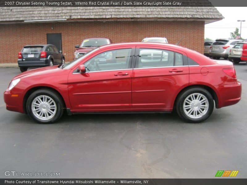 Inferno Red Crystal Pearl / Dark Slate Gray/Light Slate Gray 2007 Chrysler Sebring Touring Sedan
