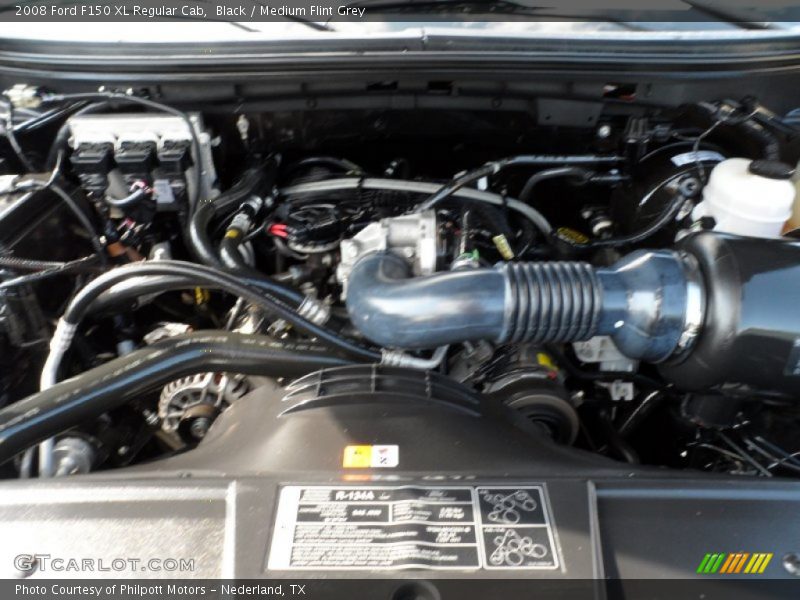 Black / Medium Flint Grey 2008 Ford F150 XL Regular Cab