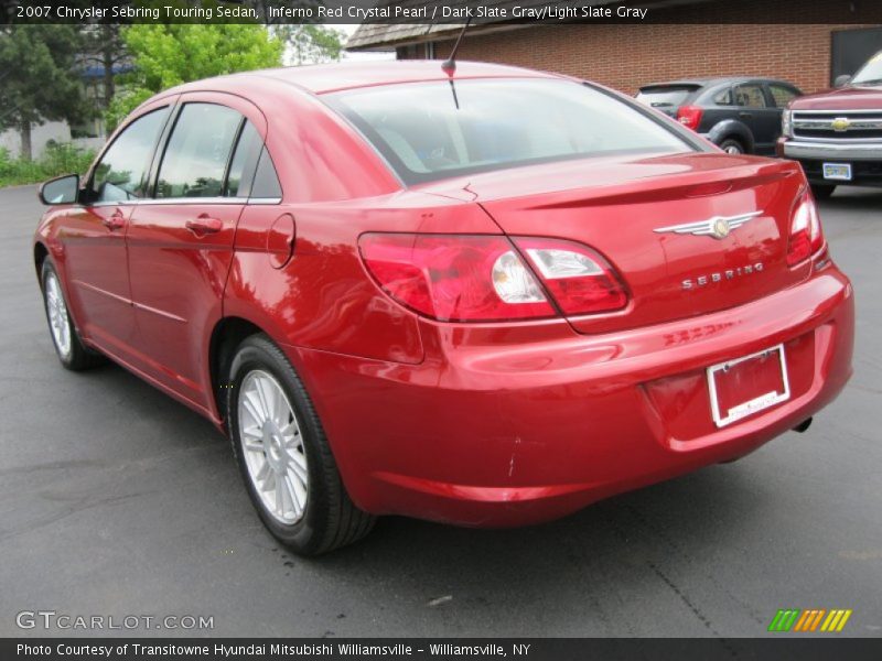Inferno Red Crystal Pearl / Dark Slate Gray/Light Slate Gray 2007 Chrysler Sebring Touring Sedan
