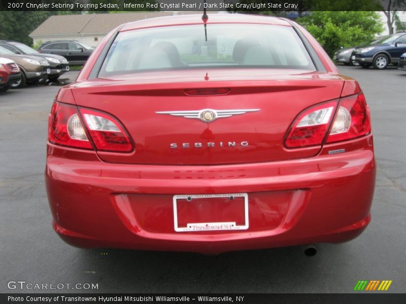 Inferno Red Crystal Pearl / Dark Slate Gray/Light Slate Gray 2007 Chrysler Sebring Touring Sedan