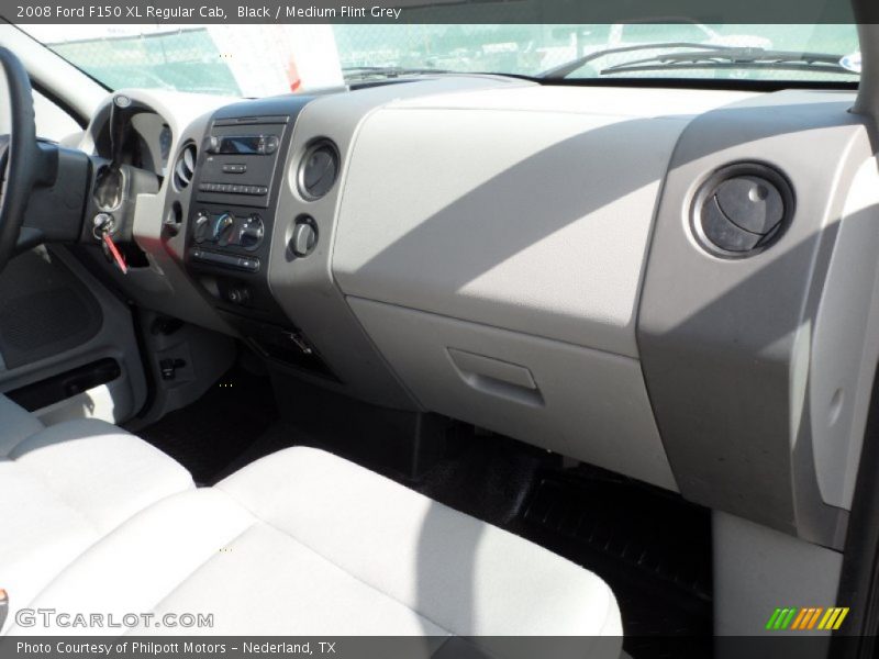 Black / Medium Flint Grey 2008 Ford F150 XL Regular Cab