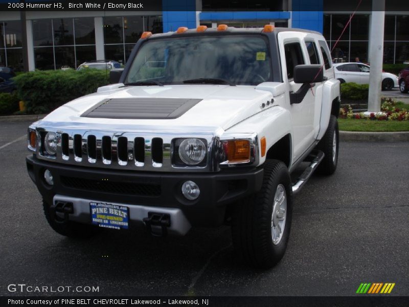 Birch White / Ebony Black 2008 Hummer H3