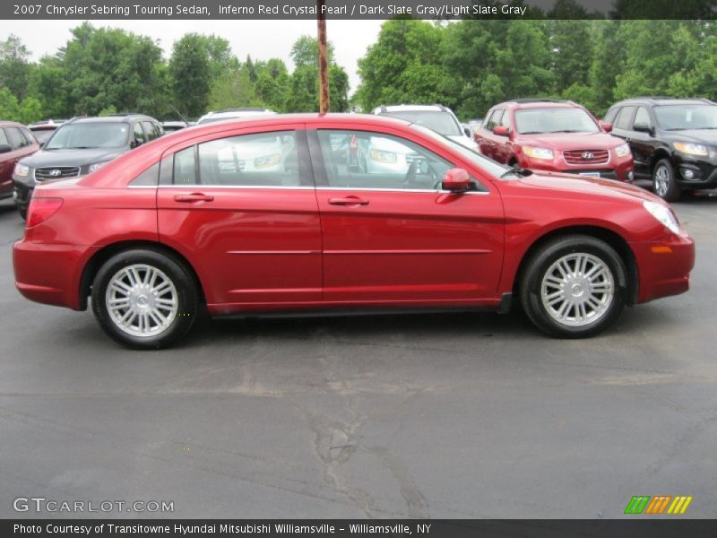 Inferno Red Crystal Pearl / Dark Slate Gray/Light Slate Gray 2007 Chrysler Sebring Touring Sedan