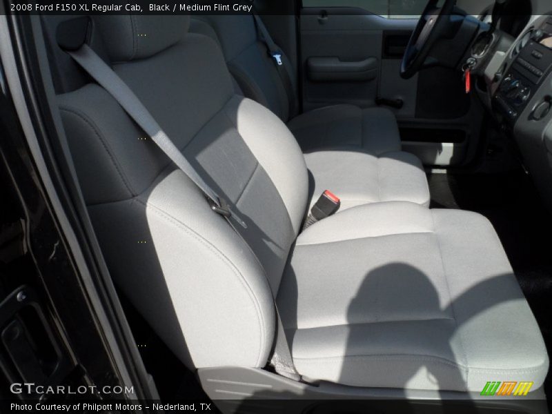Black / Medium Flint Grey 2008 Ford F150 XL Regular Cab