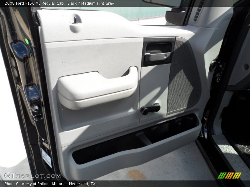 Black / Medium Flint Grey 2008 Ford F150 XL Regular Cab