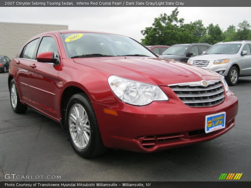 Inferno Red Crystal Pearl / Dark Slate Gray/Light Slate Gray 2007 Chrysler Sebring Touring Sedan