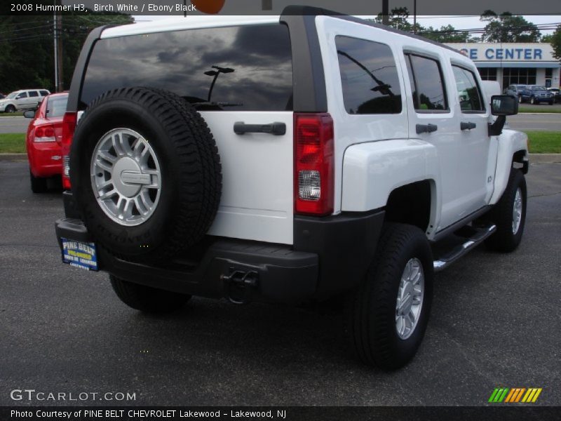 Birch White / Ebony Black 2008 Hummer H3