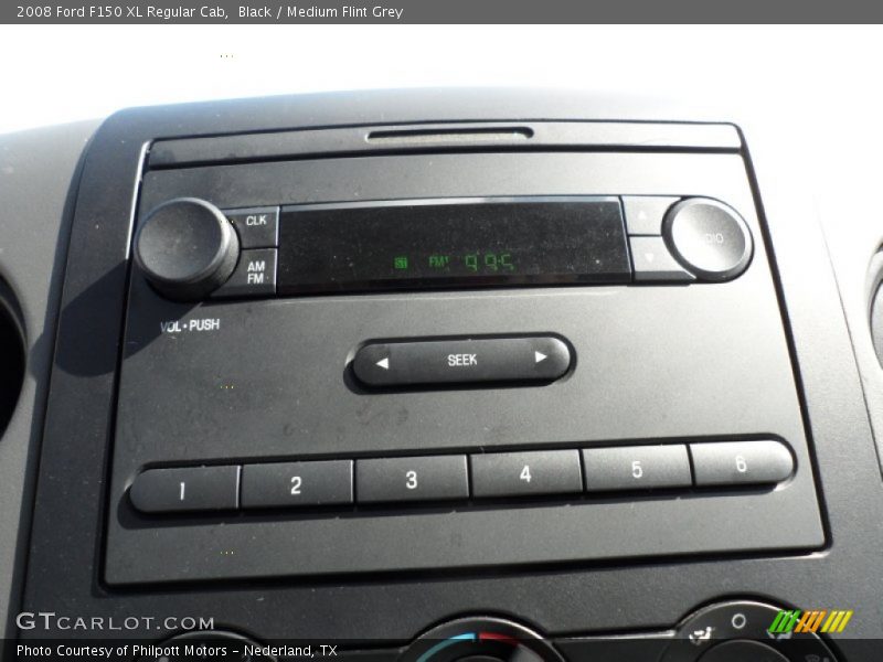 Black / Medium Flint Grey 2008 Ford F150 XL Regular Cab