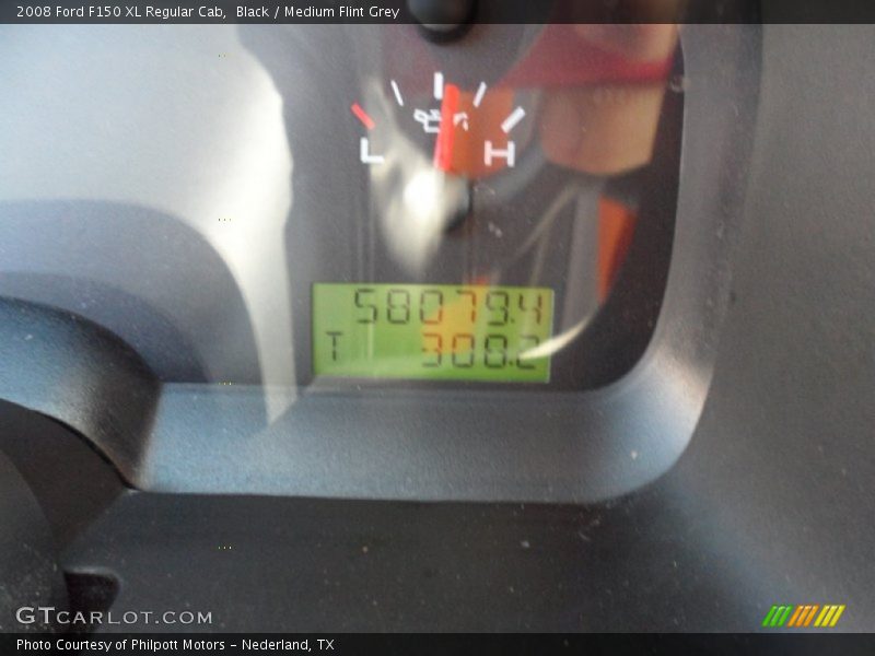 Black / Medium Flint Grey 2008 Ford F150 XL Regular Cab