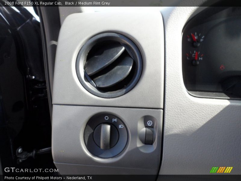 Black / Medium Flint Grey 2008 Ford F150 XL Regular Cab