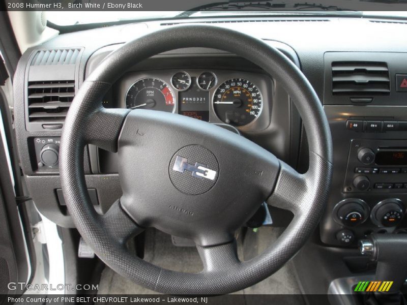 Birch White / Ebony Black 2008 Hummer H3