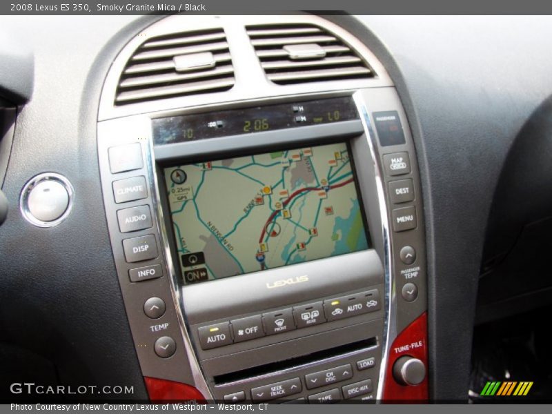 Smoky Granite Mica / Black 2008 Lexus ES 350