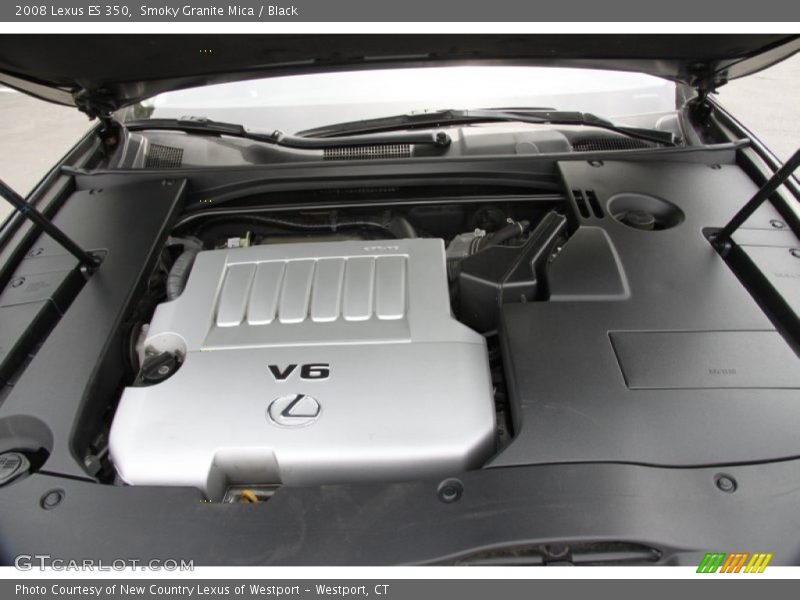 Smoky Granite Mica / Black 2008 Lexus ES 350