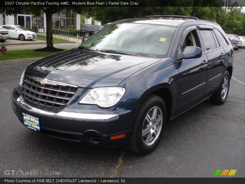 Modern Blue Pearl / Pastel Slate Gray 2007 Chrysler Pacifica Touring AWD