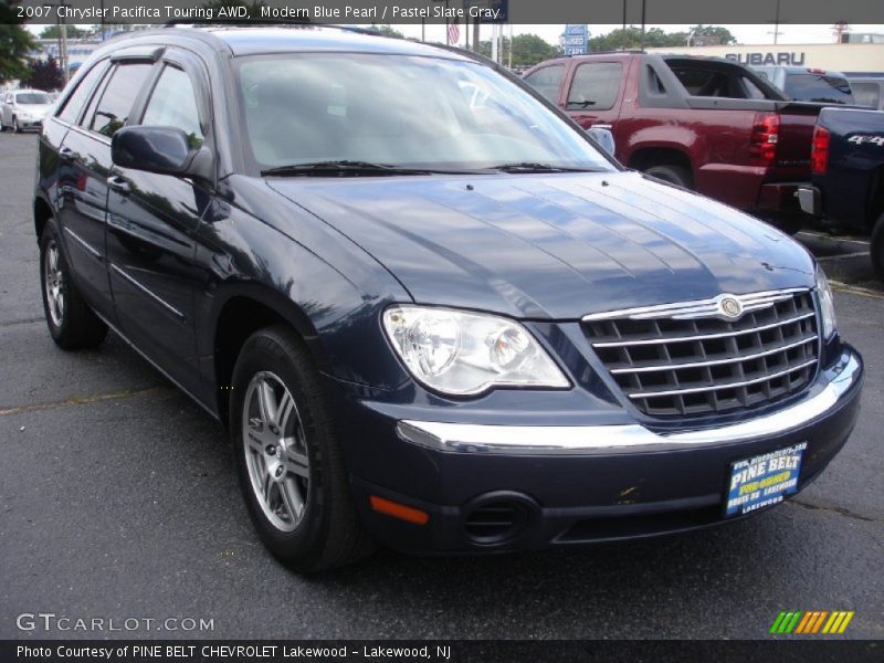 Modern Blue Pearl / Pastel Slate Gray 2007 Chrysler Pacifica Touring AWD